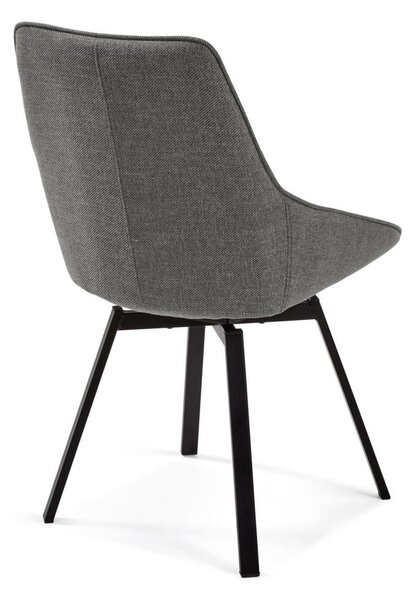 Sötétszürke étkezőszék Jenna – Kave Home