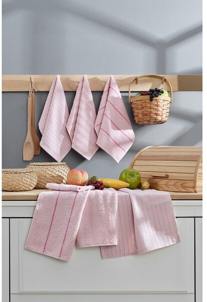 Pamut konyharuha szett 6 db-os 30x50 cm Sofya – Foutastic