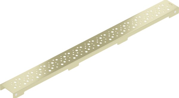Mexen Flat M12 ereszcsatorna-takaró 50 cm, matt arany, 1A21050
