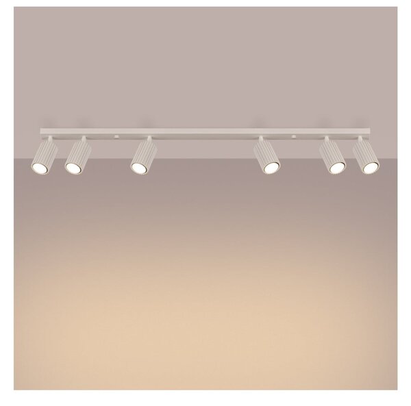Krémszínű spotlámpa 6,5x117 cm Gleam – Sollux