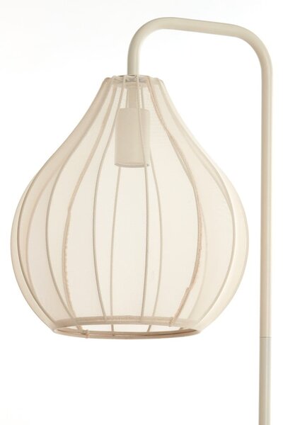 Bézs állólámpa textil búrával (magasság 156,5 cm) Elati – Light & Living