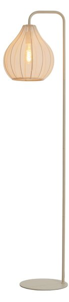 Bézs állólámpa textil búrával (magasság 156,5 cm) Elati – Light & Living