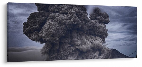 Kép - Vulkán kitörés (120x50 cm)