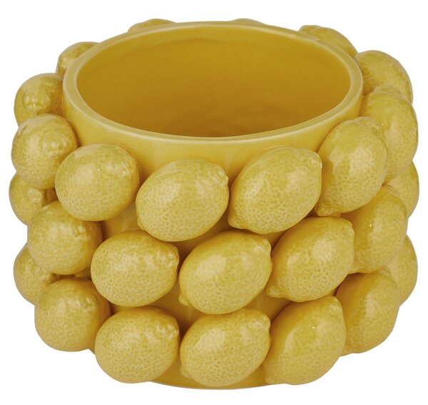 LEMON kerámia kaspó citromokkal Ø20cm