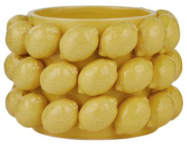 LEMON kerámia kaspó citromokkal Ø20cm