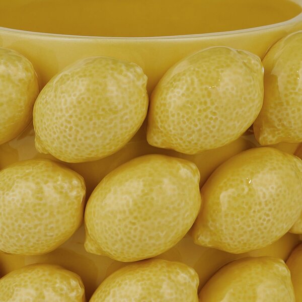 LEMON kerámia kaspó citromokkal Ø20cm