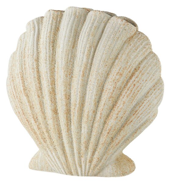 CORAL COAST kerámia váza kagyló 26 cm ,bézs