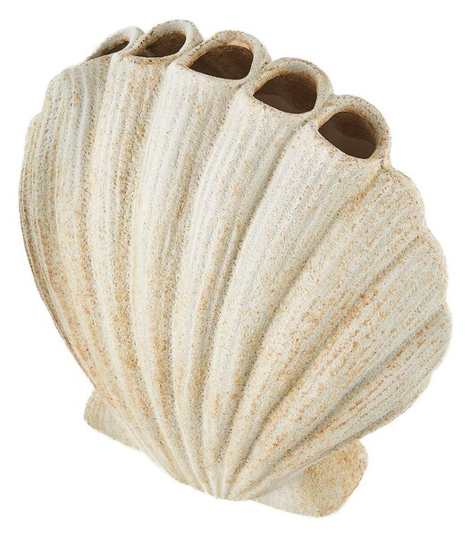 CORAL COAST kerámia váza kagyló 26 cm ,bézs