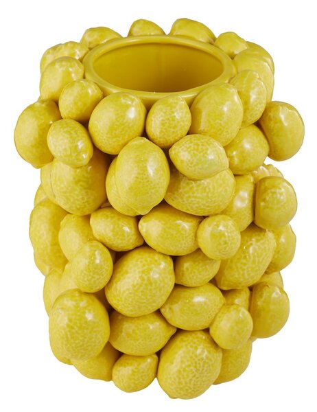 LEMON kerámia váza 20cm, citromok