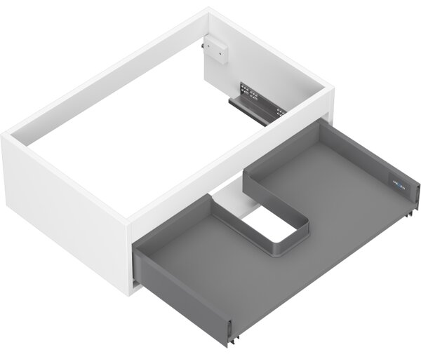 Mexen Box-A, fali szekrény 70 cm, 1 fiók, matt fehér, 91AX0-0700-235-1-01