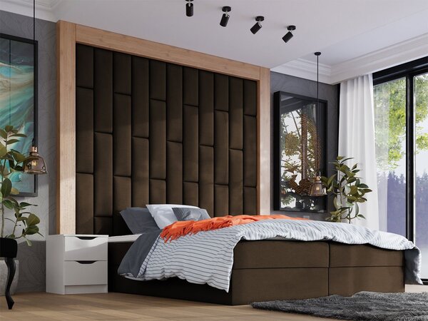 Kárpitozott panel Paggy 80x20 (csokoládé)