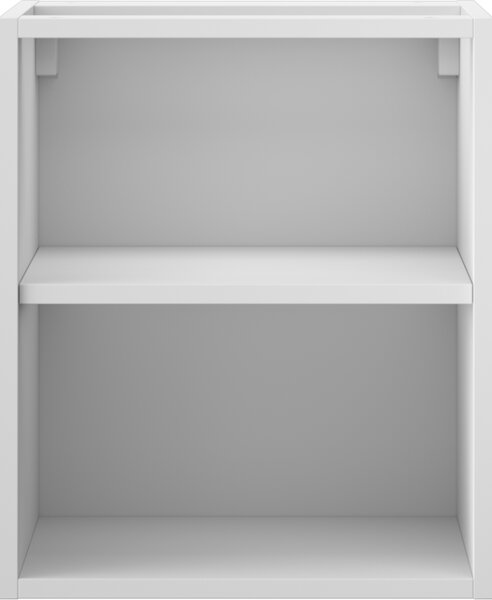 Mexen Box-A, nyitott szekrény polccal 40 cm, matt fehér, 91AX2-0400-470-0-01
