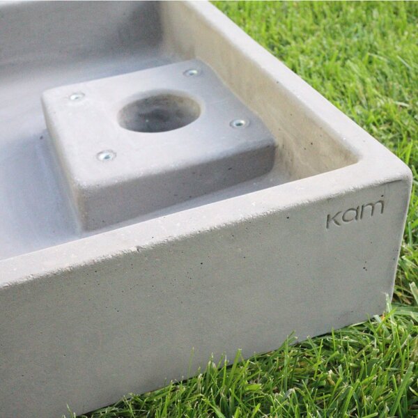 Beton talp KAM kutak rögzítéséhez Plinto XL, antracit szürke