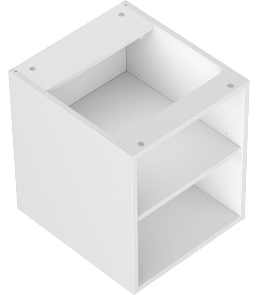 Mexen Box-A, nyitott szekrény polccal 40 cm, matt fehér, 91AX2-0400-470-0-01