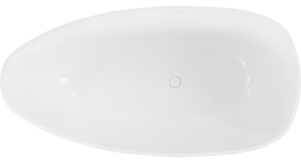 Mexen Imola, szabadon álló konglomerátum kád 160 x 81 cm, fehér fényes, 57281608010