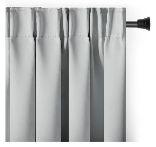 Világosszürke dimout (részleges sötétítő) függöny 140x245 cm Kierra – Restilo