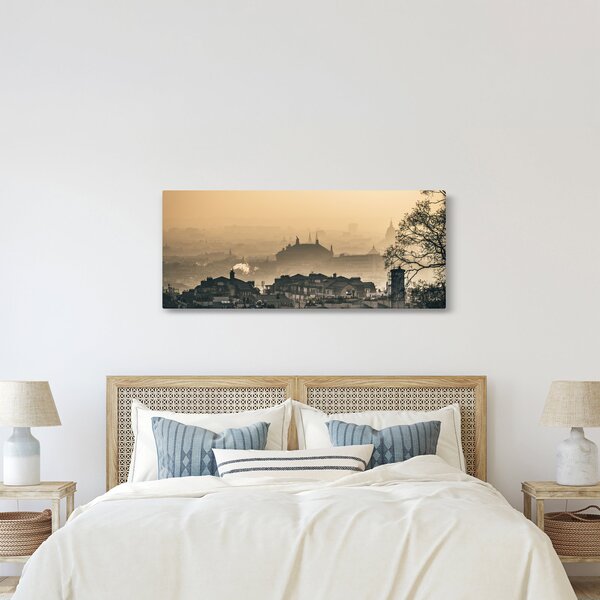 Kép - Város köd alatt (120x50 cm)
