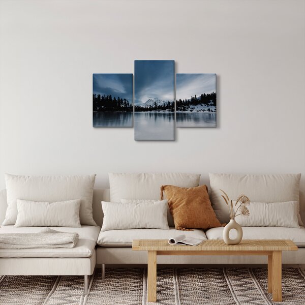 Kép - A befagyott tón (90x60 cm)
