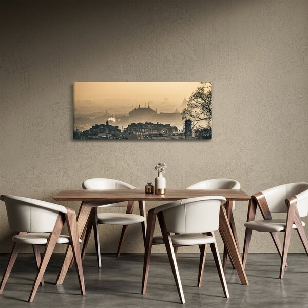 Kép - Város köd alatt (120x50 cm)