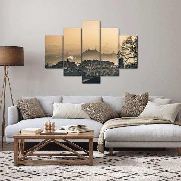 Kép - Város köd alatt (150x105 cm)