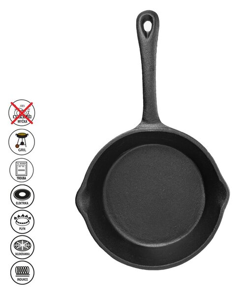 Grill öntöttvas serpenyő ø 16 cm LITINA – Orion