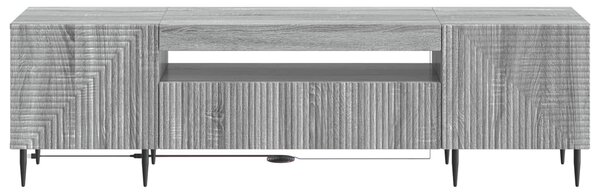 VidaXL LED TV szekrény Szürke Sonoma Szerelt Fa