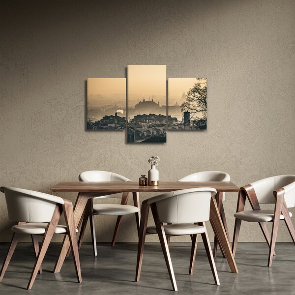 Kép - Város köd alatt (90x60 cm)