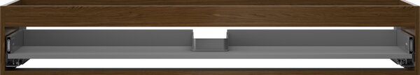 Mexen Box-A, fali szekrény 140 cm, 1 fiók, diófa, 91AX0-1400-235-1-86