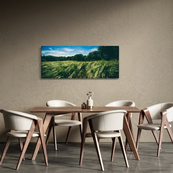 Rét és az erdő képe (120x50 cm)