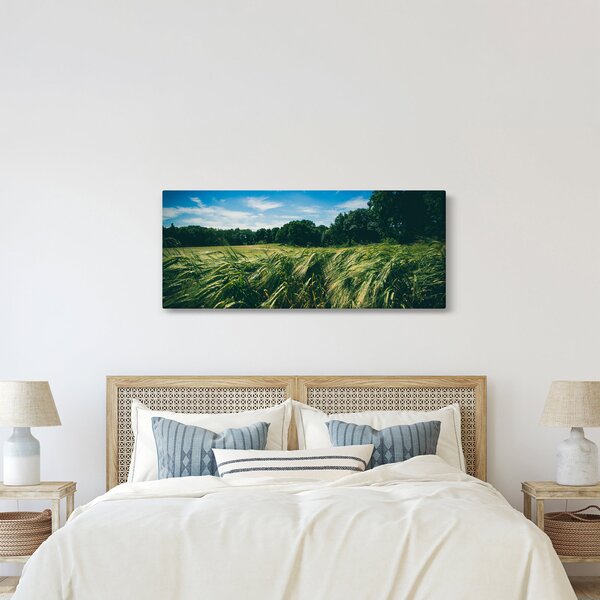 Rét és az erdő képe (120x50 cm)