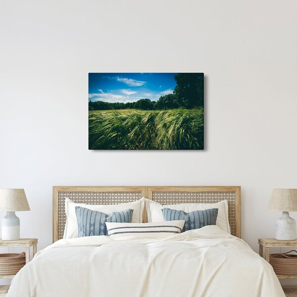 Rét és az erdő képe (90x60 cm)