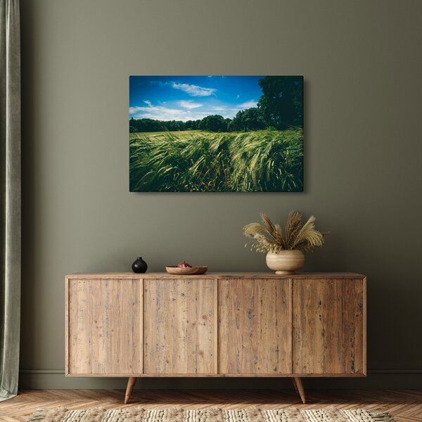 Rét és az erdő képe (90x60 cm)