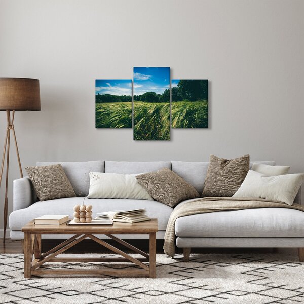 Rét és az erdő képe (90x60 cm)