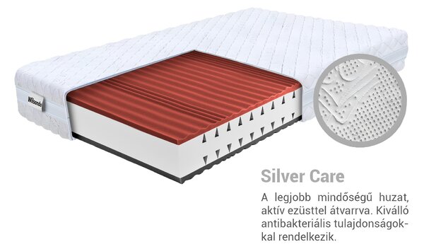 ARGENTO egészségügyi habszivacs matrac 90x200x22 - Silver huzat