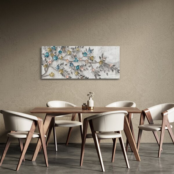 Kép - Az ágon - absztrakt (120x50 cm)
