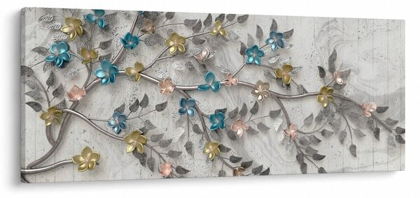 Kép - Az ágon - absztrakt (120x50 cm)
