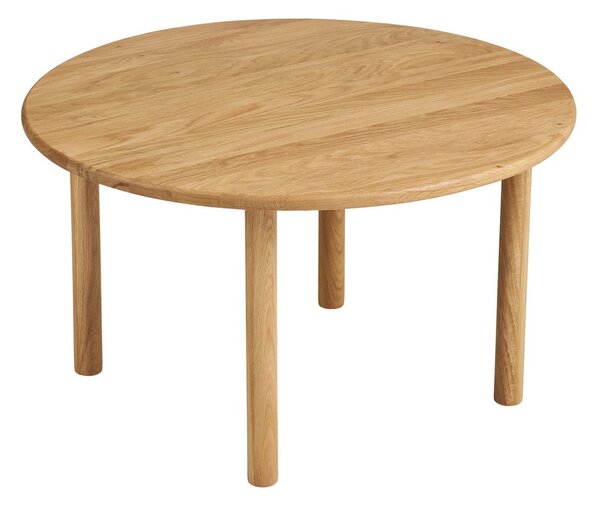 Natúr színű tölgyfa kerek dohányzóasztal ø 70 cm Jena – House Nordic