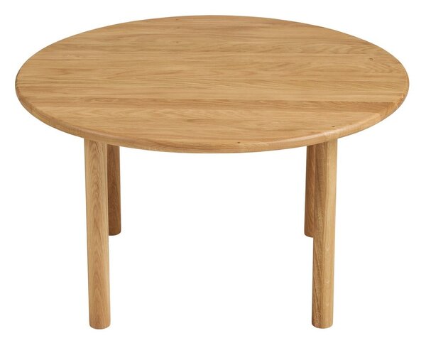 Natúr színű tölgyfa kerek dohányzóasztal ø 70 cm Jena – House Nordic