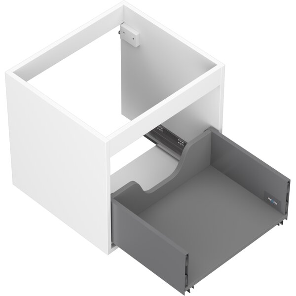 Mexen Box-A, fali szekrény 50 cm, 1 fiók, matt fehér, 91AX0-0500-470-1-01