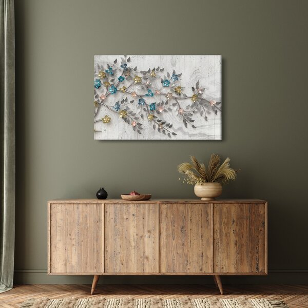 Kép - Az ágon - absztrakt (90x60 cm)