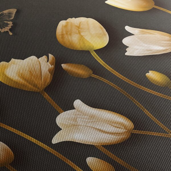 Kép - Tulipánok - absztrakt (90x60 cm)