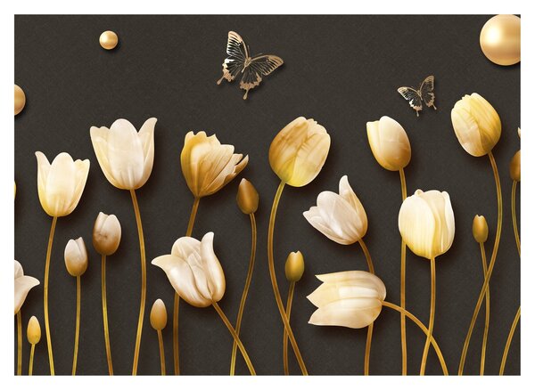 Kép - Tulipánok - absztrakt (70x50 cm)