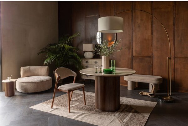 Bézs buklé pad Fern – Dutchbone