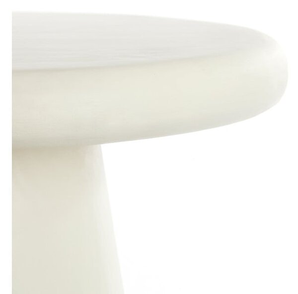 Fehér kerek dohányzóasztal ø 60 cm Kulona – Light & Living