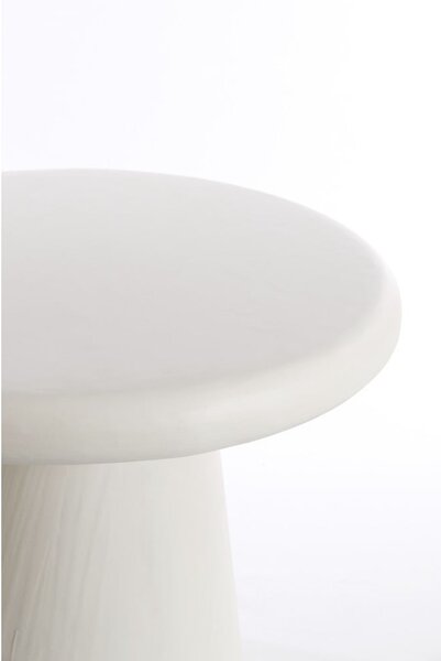 Fehér kerek dohányzóasztal ø 60 cm Kulona – Light & Living