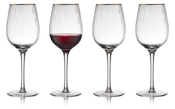 Borospohár szett 4 db-os 300 ml Palermo – Lyngby Glas