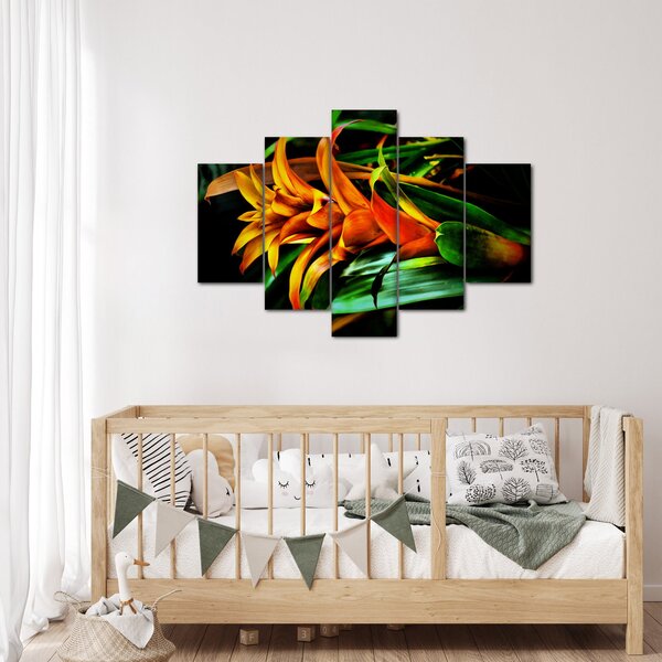Narancssárga csokor képe (150x105 cm)