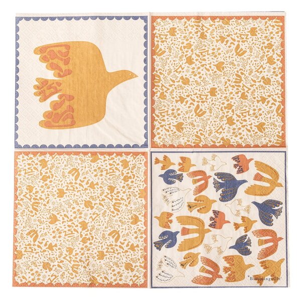 Papír szalvéta szett 20 db-os 33x33 cm Anniversary – Bloomingville