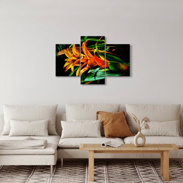 Narancssárga csokor képe (90x60 cm)