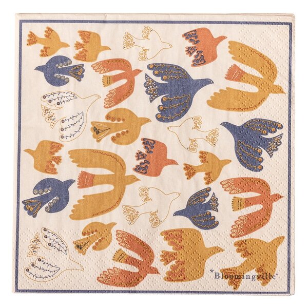Papír szalvéta szett 20 db-os 33x33 cm Anniversary – Bloomingville